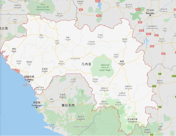 幾內(nèi)亞地理位置